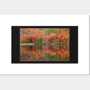 Autumn Reflections - Sherando Lake Posters and Art